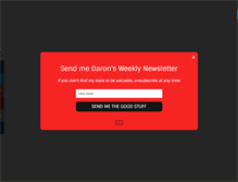 Tablet Screenshot of daronkroberts.com